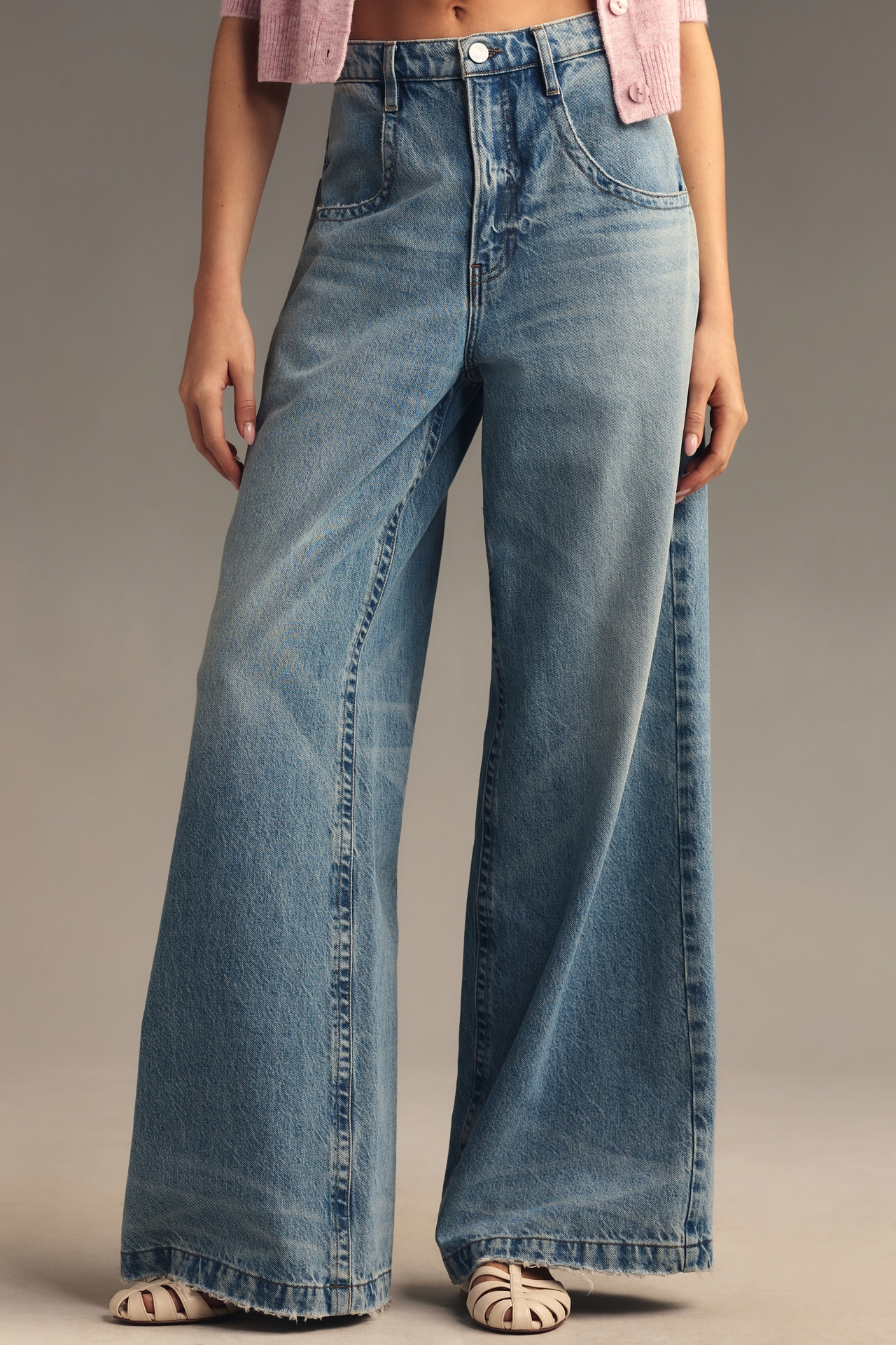 FRAME The Skater High-Rise Wide-Leg Jeans