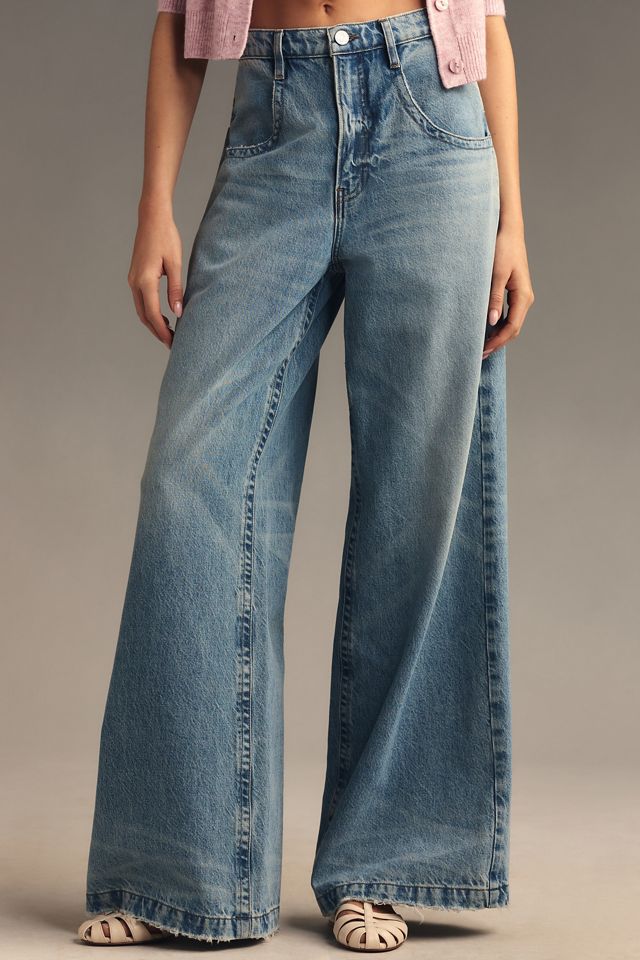 FRAME The Skater High-Rise Wide-Leg Jeans #1