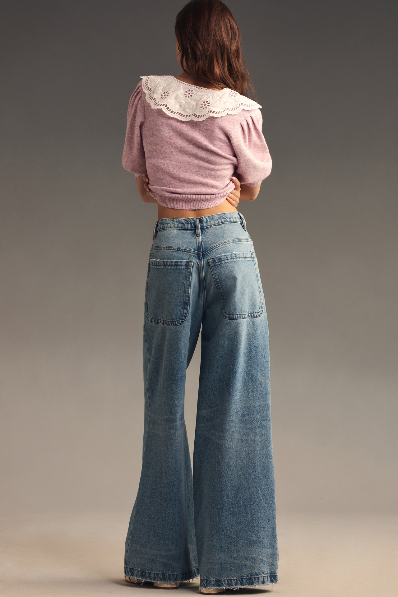 FRAME The Skater High-Rise Wide-Leg Jeans