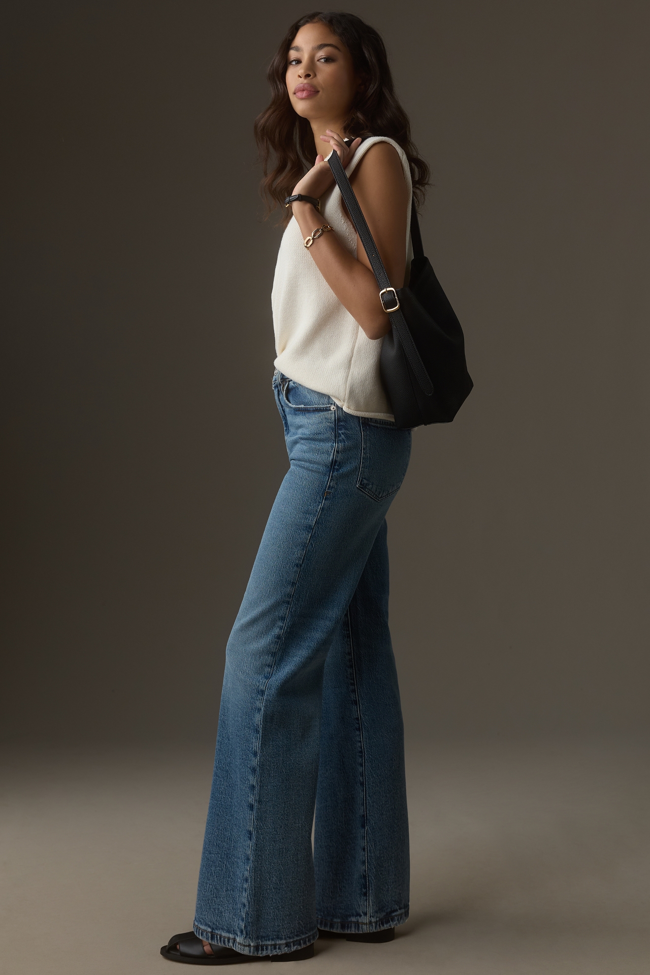 FRAME Petite Le Jane Wide-Leg Jeans