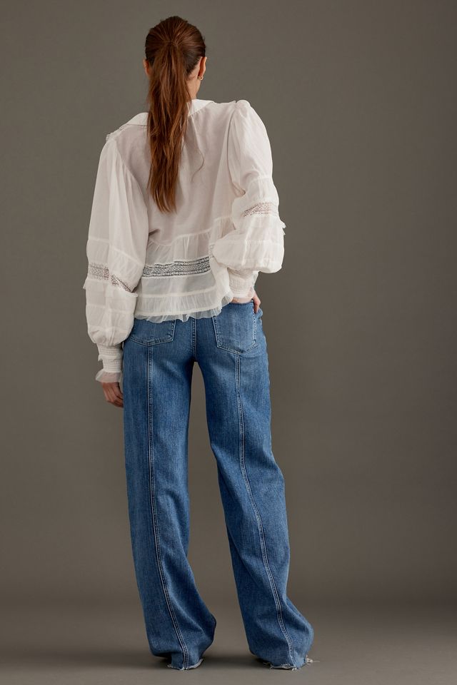 Jeans FRAME Daphne a Vita Alta e Gamba Dritta #5