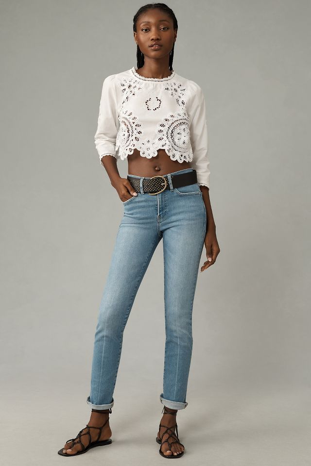 FRAME Le Garcon Mid Rise Boyfriend Jeans Anthropologie