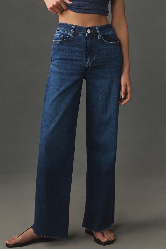 Anthropologie Frame Le Palazzo high-rise wide-leg 2024 jeans