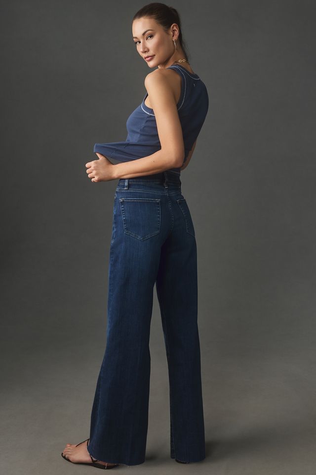 FRAME Le Slim Palazzo High-Rise Wide-Leg Jeans #2