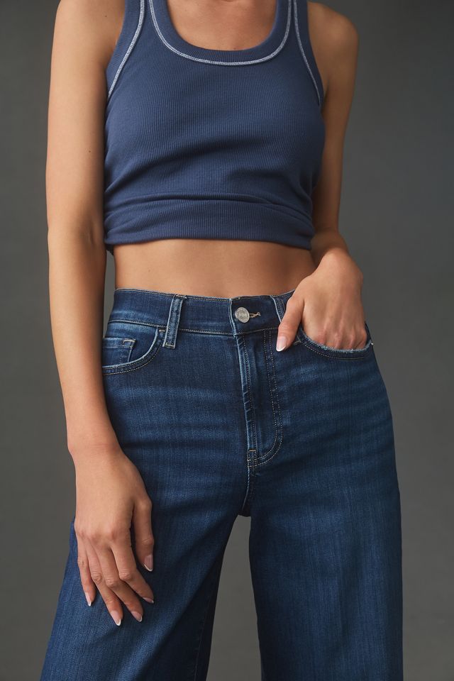 FRAME Le Slim Palazzo High-Rise Wide-Leg Jeans #3