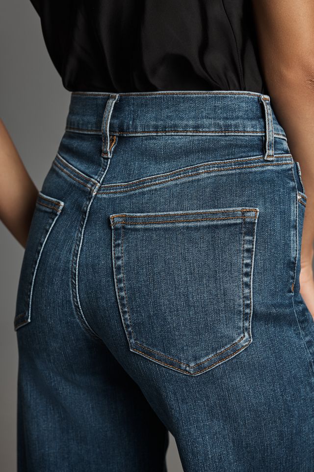 FRAME Le Slim Palazzo High-Rise Wide-Leg Jeans #3