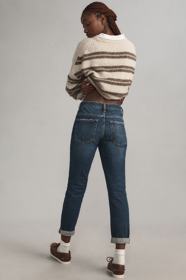 FRAME Le Garcon Mid-Rise Boyfriend Cuffed Jeans #3