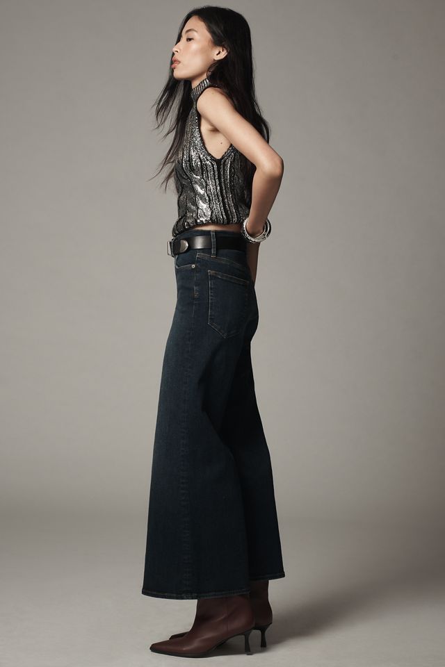 FRAME Le Palazzo Crop High-Rise Wide-Leg Jeans #2