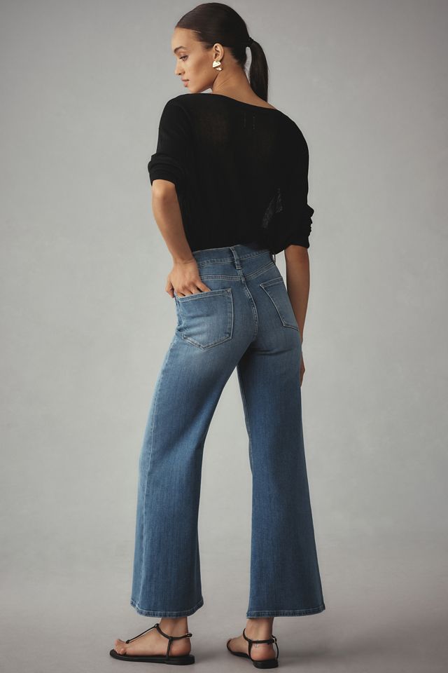 FRAME Le Slim High-Rise Palazzo Jeans #2