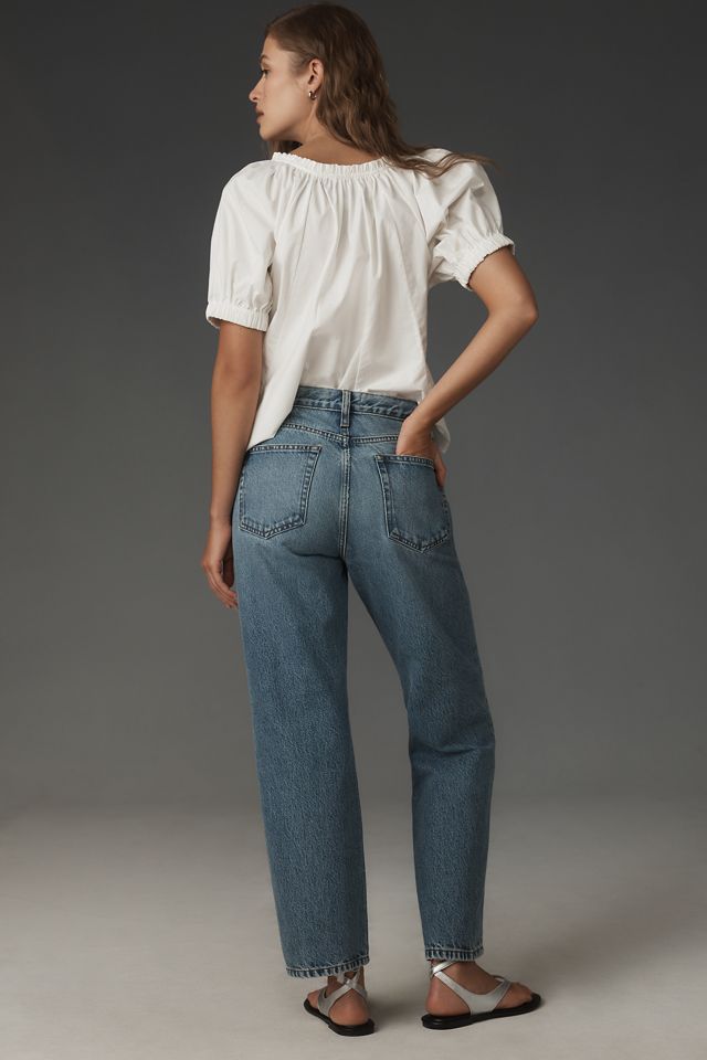 FRAME The Hang Mid-Rise Wide-Leg Jeans #2