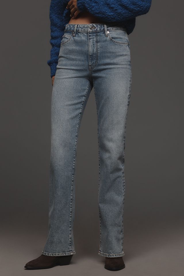 FRAME The Ruler High-Rise Straight-Leg Jeans | Anthropologie