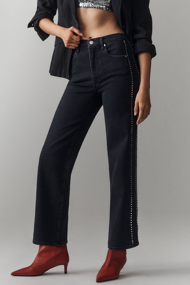 Frame - Women - Meteor -  Le Sleek Straight Studded Jean