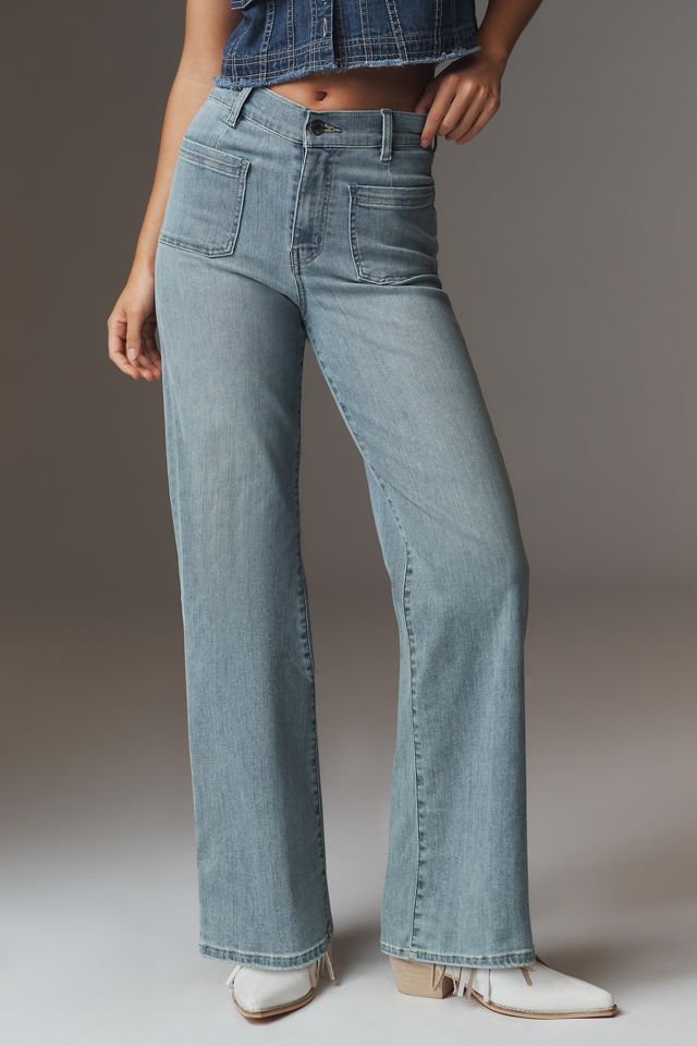 FRAME Le Slim Palazzo High-Rise Jeans #1