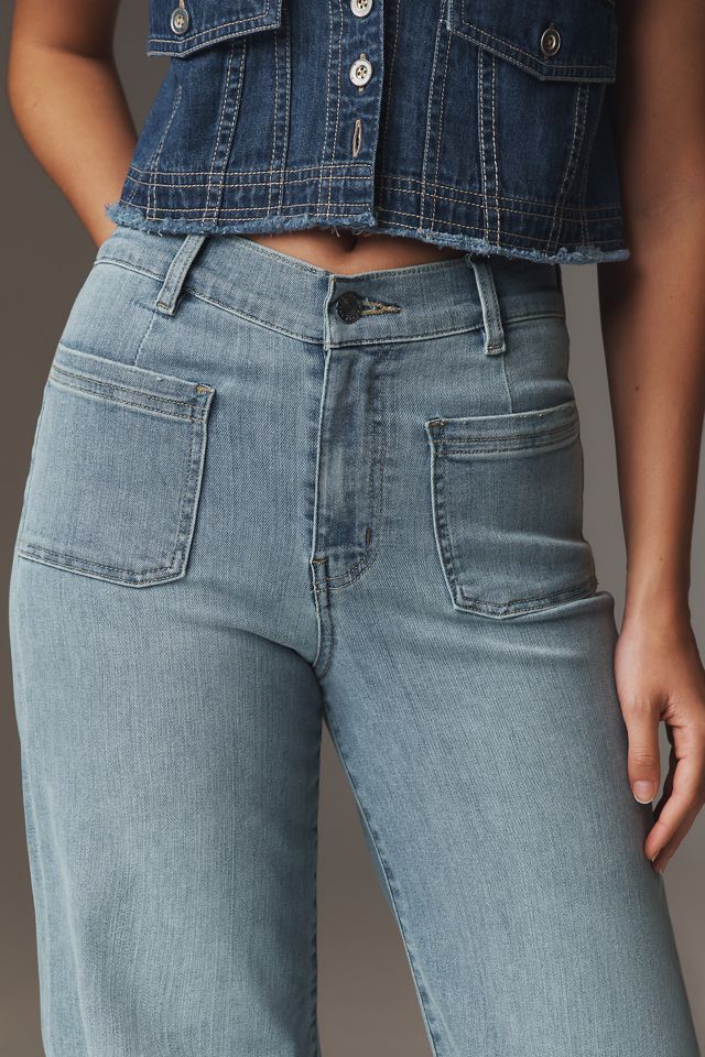 FRAME Le Slim Palazzo High-Rise Jeans #3