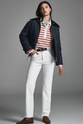 Frame The Ruler High-rise Straight-leg Jeans In White