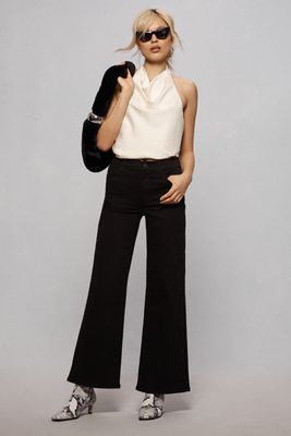 FRAME Le Slim Palazzo High-Rise Wide-Leg Jeans | Anthropologie