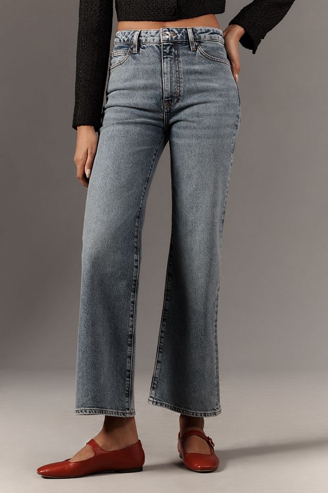 FRAME Petite Le Pixie Arrow High-Rise Flare Jeans #1