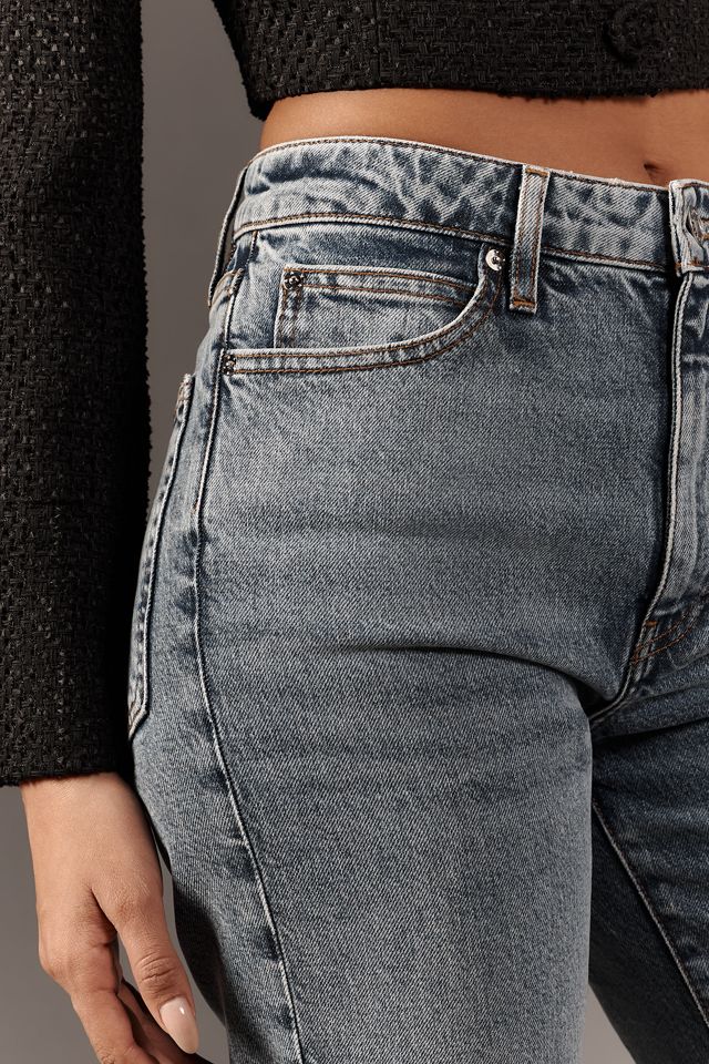 FRAME Petite Le Pixie Arrow High-Rise Flare Jeans #2
