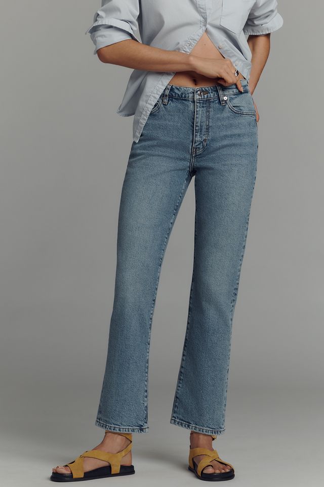 FRAME The Candle Mid-Rise Tapered Jeans