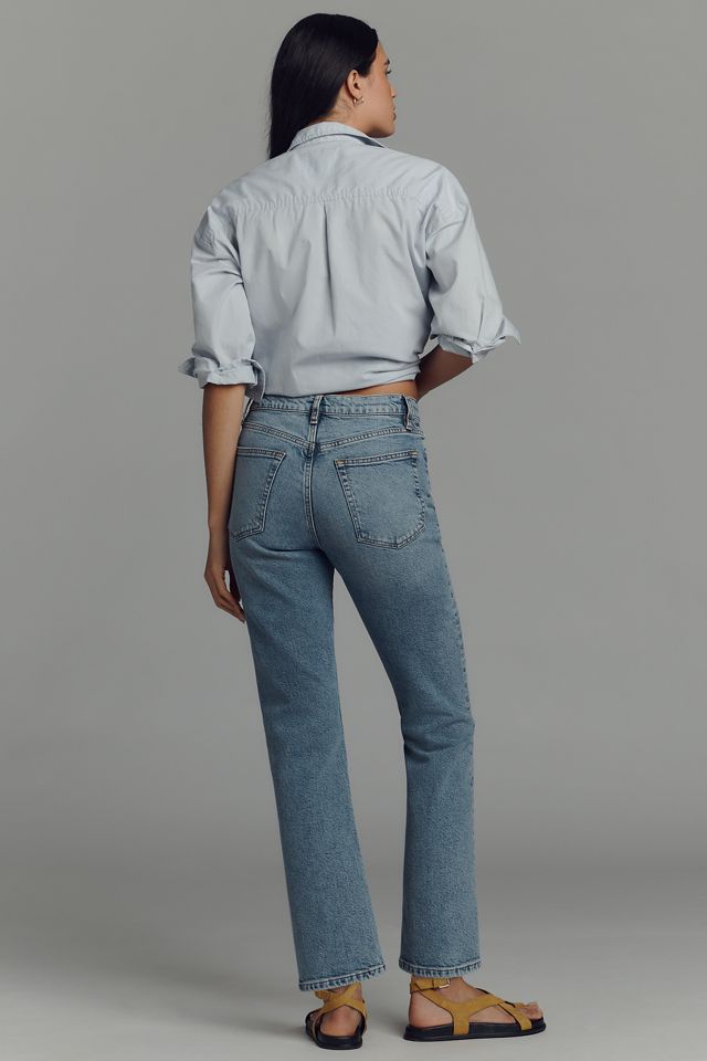 FRAME The Candle Mid-Rise Tapered Jeans