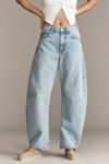 FRAME The Bubble High-Rise Tapered Jeans
