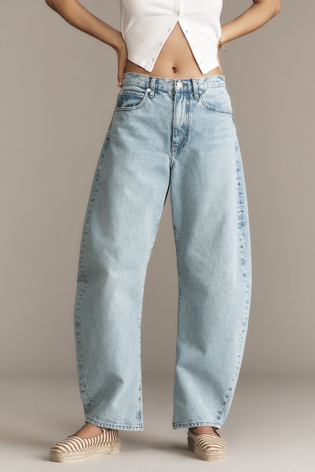 FRAME The Bubble High-Rise Tapered Jeans #1