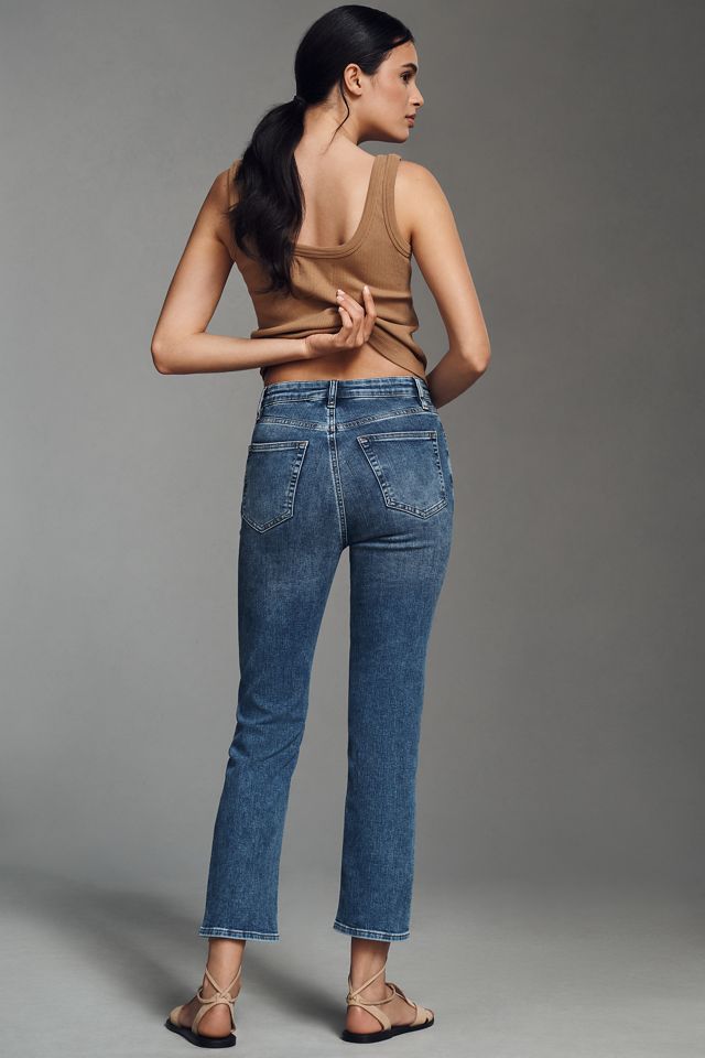 FRAME The Pencil High-Rise Crop Straight Jeans #2