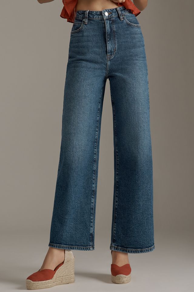■新品【FRAMeWORK】WIDE DENIM Framework Denim Pants Jeans Wide Tapered 3 4 Length 36 S