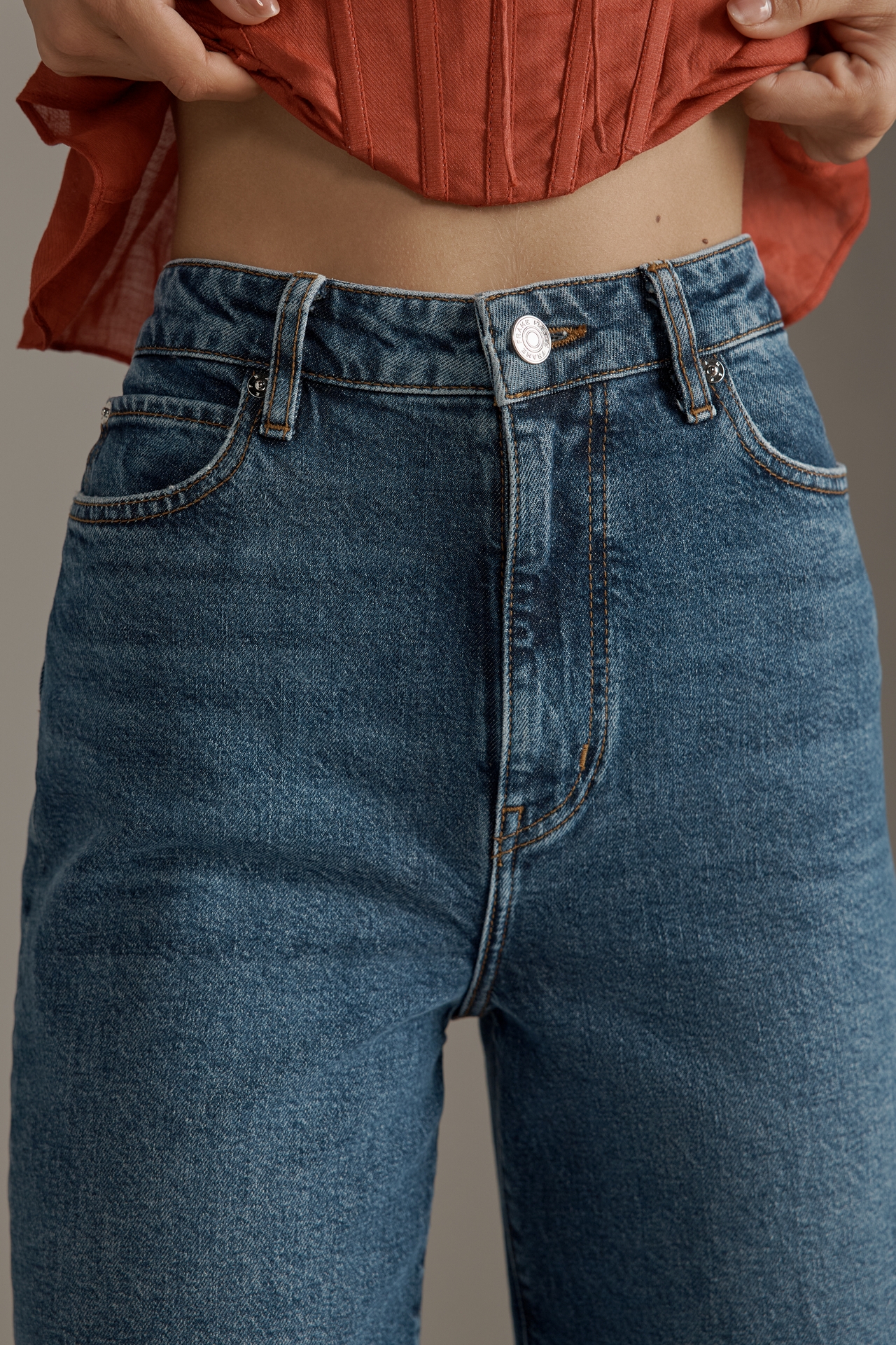 FRAME The Wide High-Rise Wide-Leg Jeans