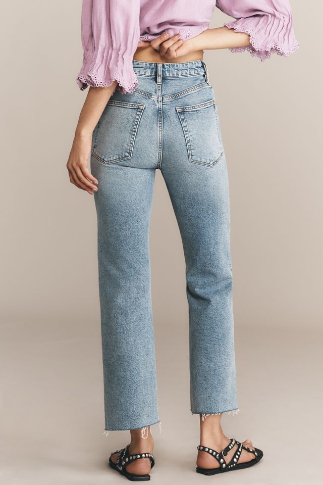 FRAME The Ruler High-Rise Crop Straight-Leg Jeans #2