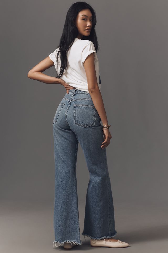 FRAME The Lax Mid-Rise Relaxed Flare Jeans #3