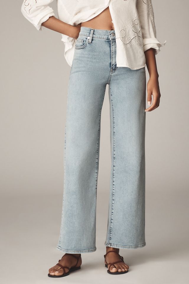 FRAME Le Slim Palazzo High-Rise Wide-Leg Jeans #1