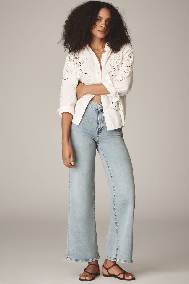 FRAME Le Slim Palazzo High-Rise Wide-Leg Jeans #2