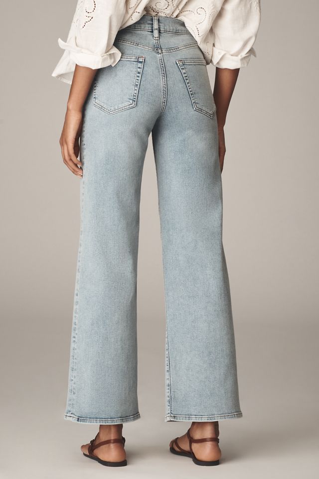FRAME Le Slim Palazzo High-Rise Wide-Leg Jeans #3