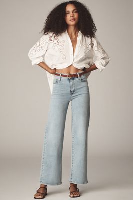 【Frame】 Leスリム Palazzo high-riseワイドレッグジーンズ FRAME Le Slim Palazzo high-rise wide-leg jeans | NET-A-PORTER
