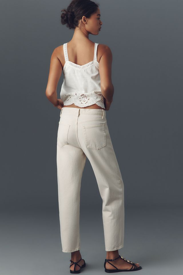 FRAME The Candle Mid-Rise Tapered Jeans #2