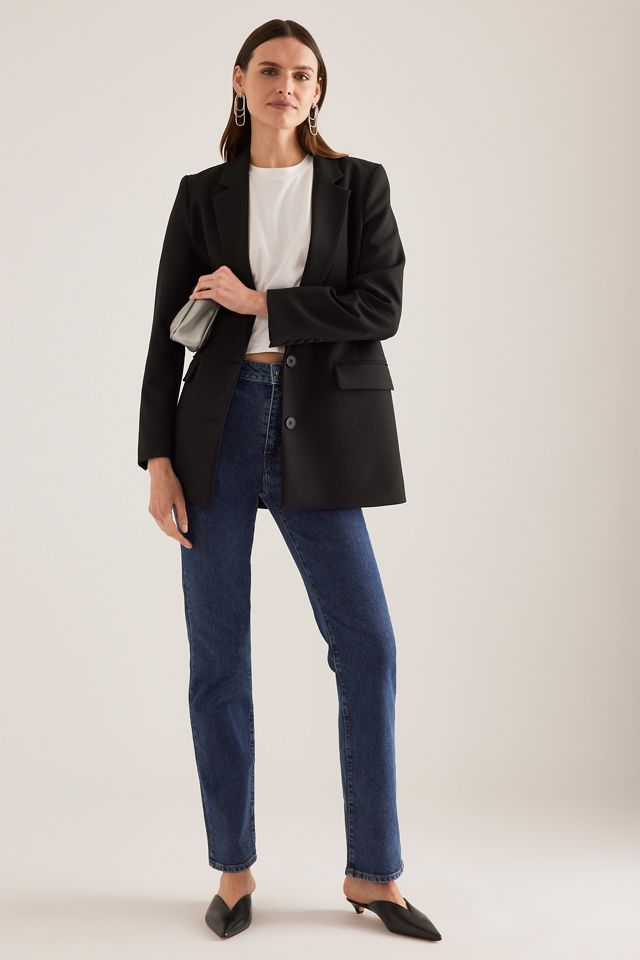 Jeans Ajustados de Tiro Alto FRAME The Ruler #4