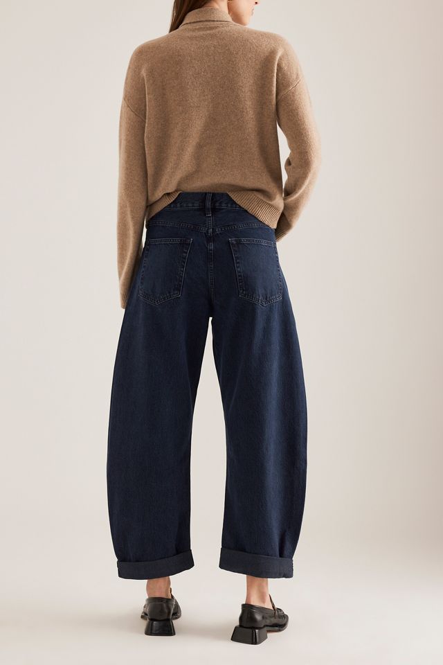 FRAME The Bubble High-Rise Barrel Jeans #1