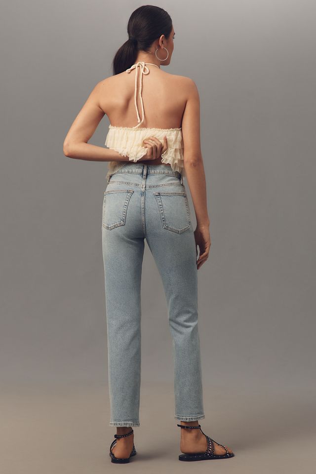 FRAME The Borrowed Mid-Rise Straight-Leg Jeans #2