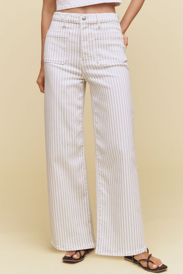 FRAME The Anchor High-Rise Crop Wide-Leg Jeans #1