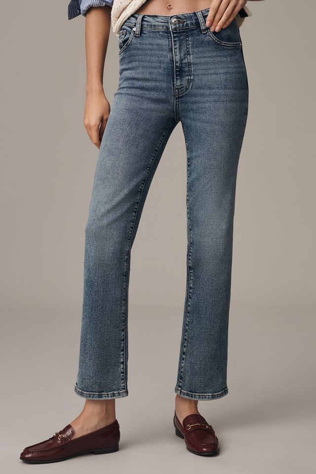 FRAME Le Sleek High-Rise Straight-Leg Jeans #2