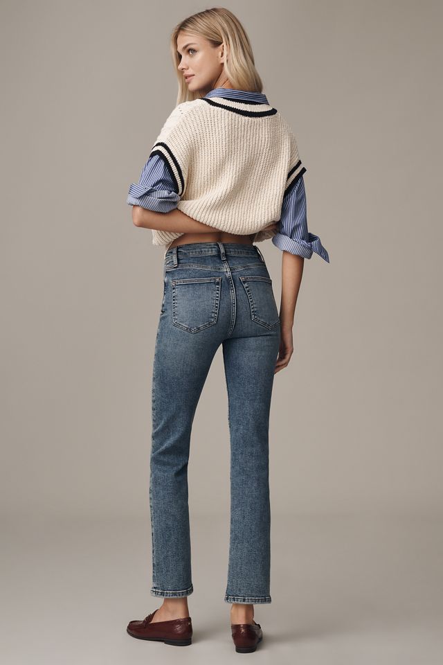 FRAME Le Sleek High-Rise Straight-Leg Jeans #3