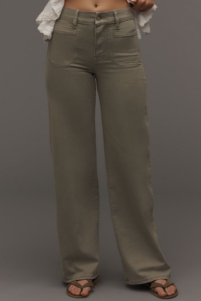 FRAME Le Slim Palazzo Modernist High-Rise Wide-Leg Jeans #1