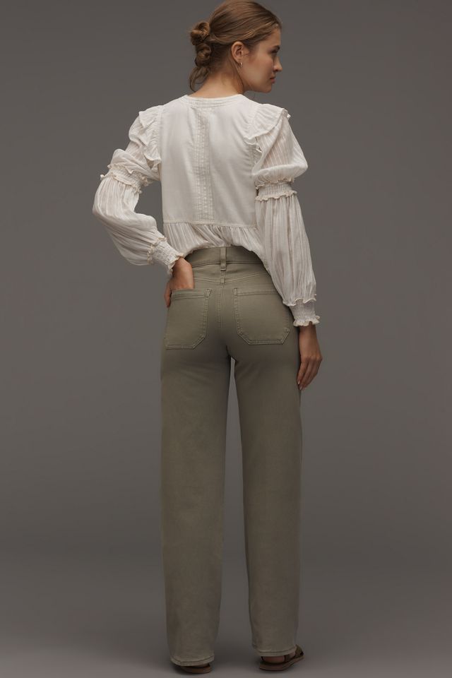 FRAME Le Slim Palazzo Modernist High-Rise Wide-Leg Jeans #2