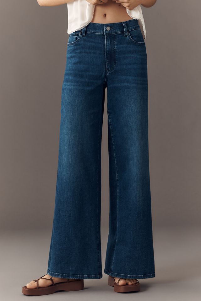 FRAME Le Slim Palazzo High-Rise Wide-Leg Jeans #1