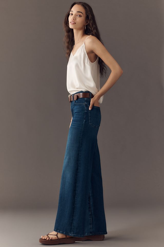 FRAME Le Slim Palazzo High-Rise Wide-Leg Jeans #4