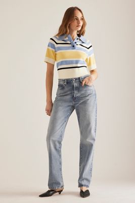 FRAME Le Jean Droit Laurence Vertical