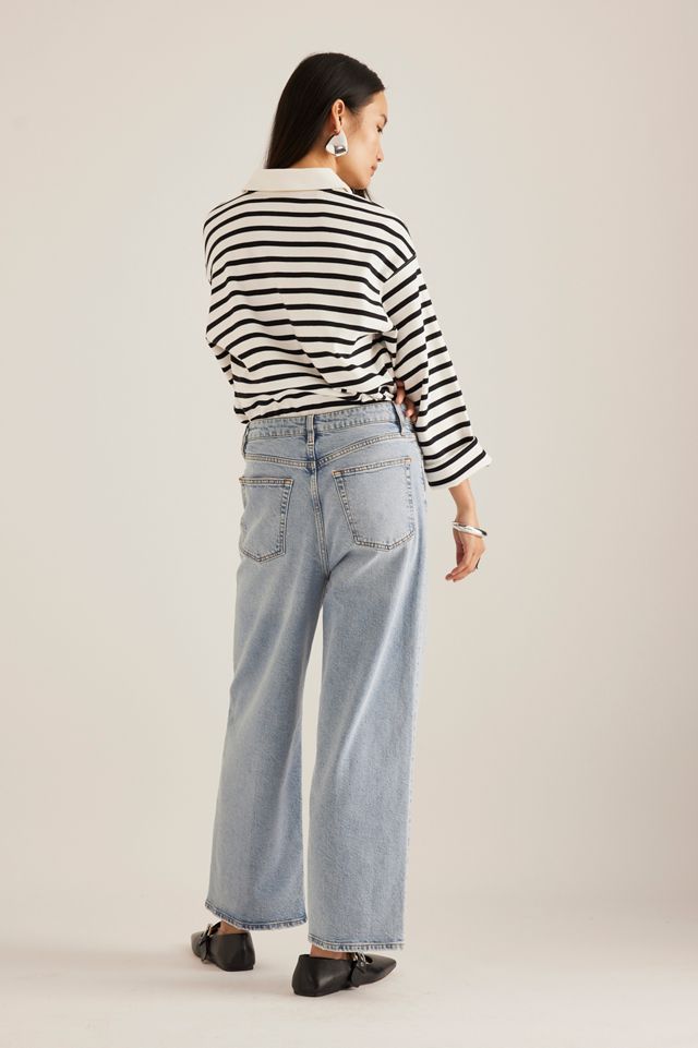 FRAME I Jeans a Gamba Larga The Wide High-Rise #1