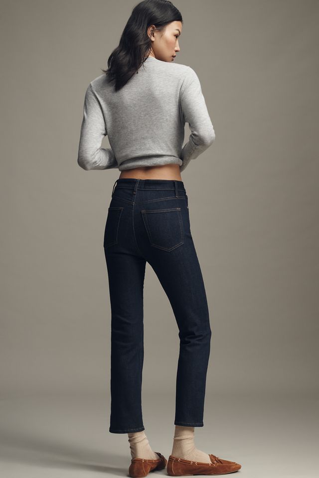 FRAME The Pencil High-Rise Crop Straight-Leg Jeans #3