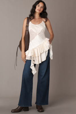 Frame Le Slim Palazzo High-rise Wide-leg Jeans In Blue